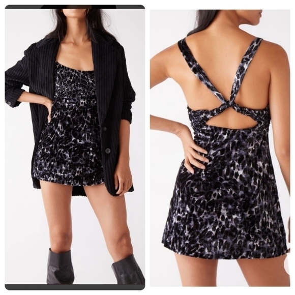 New Free People Virgo Moon Velvet Slip - Picture 1 of 8